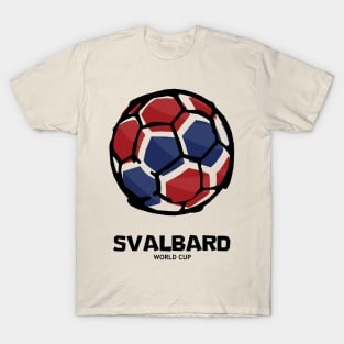 Svalbard Football Country Flag T-Shirt